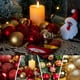 thumbnail image 4 of Kearding Paquete de 50 bolas de Navidad colgantes Festival atmósferas decoraciones fiesta de invierno al aire libre adornos reutilizables Kits de decoración para fiestas, 4 of 6