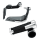 thumbnail image 2 of Cubre Puños Moto  Bloosom Handguards Motocicleta Universal Aluminio Titanio, 2 of 4