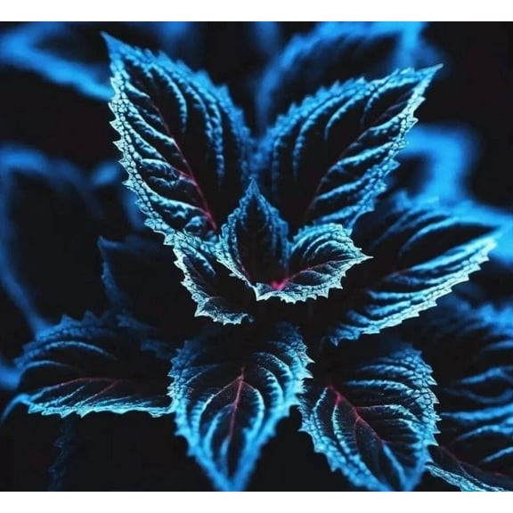 20 Rare Tri-Color Coleus Seeds for Planting - Blue, Black, and Green Foliage - Rare Coleus Seeds - Ornamental Plant