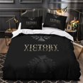 thumbnail image 3 of Home Bedding Cover Set Luxury Pattern Duvet Cover Quilt Cover Set Bed Gift Designable,Twin (68"x86"), 3 of 5