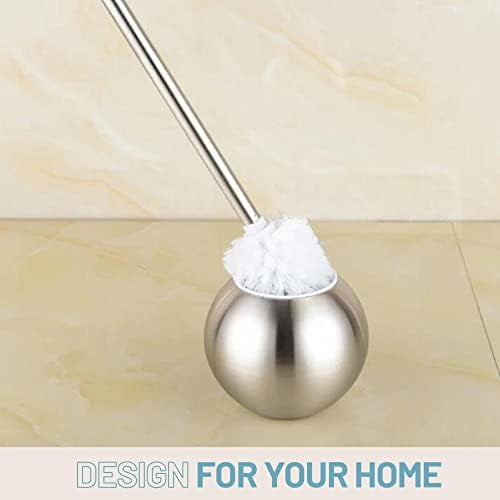 Stainless steel sale toilet bowl brush