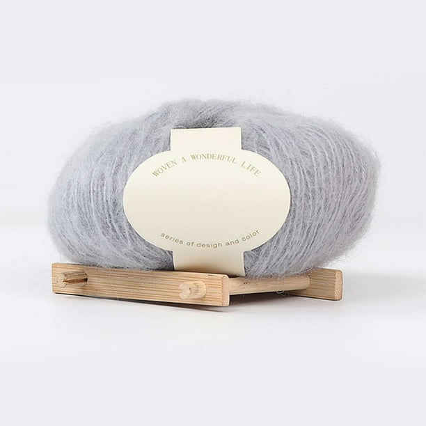 Hielo de Lana para Tejer a Mano de Ganchillo de Pelo de Bebé Bola de Bufanda, Sombrero Y Suéter Hecho de Mohair Hielo de Bebé para el Ganchillo