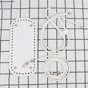 Kloware Bag Knitting Set Shoulder Strap Crochet Bag Handmade for Purse Making White