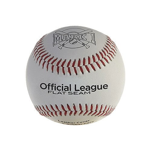 Pelotas de béisbol SSN BSOLBFS Mark 1 con costura plana oficial de la liga x12