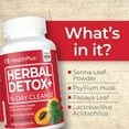 thumbnail image 4 of Health Plus Herbal Detox+ (10-Day Cleanse), 40 Capsules, 20 Servings, 4 of 6