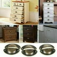 thumbnail image 4 of 12Pcs Cup Pull Shell Handles Half Moon Kitchen Cupboard Cabinet Door Drawer, 4 of 4
