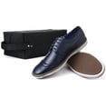 thumbnail image 7 of Mio Marino Men's Casual Oxford Round Toe Claviko Dress Shoe, 7 of 7