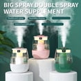 thumbnail image 4 of Large Capacity Air Humidifier for Home, Bedroom, And Office; Portable with High Mist Output; Desktop Nebulizing Humidifier; Dual Spray Large Mist Humidifier; Silent Digital Display Humidifier, 4 of 7