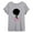 Gray with Barbie Black, variant on Plus Size Barbie Logo Short Sleeve Graphic Tee for Women, Gray, 1X