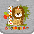 thumbnail image 4 of Inktastic Cute Lion 1st Birthday Boys Baby Bib, 4 of 4