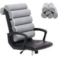 thumbnail image 1 of UTAH-Lumbar Support Pillow for Office Chair,Computer/Desk Chair/Couch,Back Support Pillow Adjustable,Breathable Mesh Cover,Patented 6-fold semicircular Back Cushion Hanging on Office Chair,Medium Sof, 1 of 4