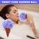thumbnail image 3 of mfyjkho Esponja de ducha con forma de helado, exfoliante corporal y de baño, 20 x 11 cm, espuma exfoliante, diseño de red resistente, 1 unidad, 3 of 4