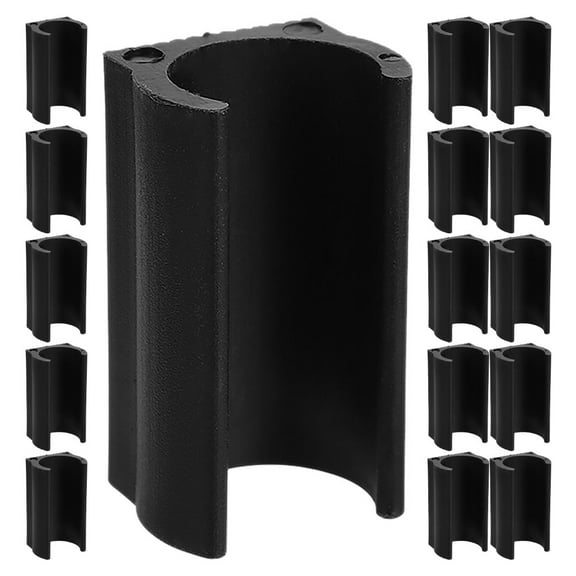 Zehuanyu 20PCS Plastic Chair Foot U Shaped Floor Glides Tubing Caps Cover Furniture Foot Shaped Non-Slip Chair Leg Tip Protectors