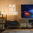thumbnail image 3 of Silla de suelo giratoria Maple99 Gaming con 6 posiciones azul/negro, 3 of 7