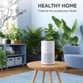 thumbnail image 2 of FULMINARE Bedroom Air Purifier - H13 True HEPA Filter, Quiet with Night Light (White) (1 Pack), 2 of 4