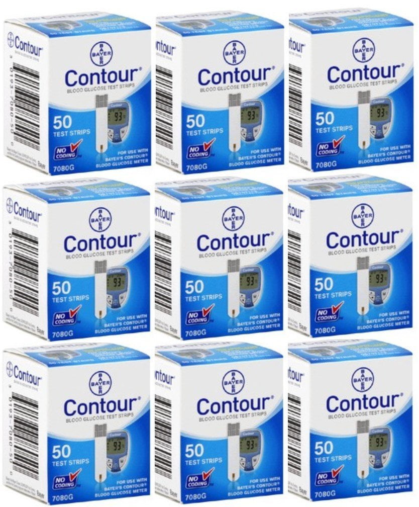 price of bayer contour test strips