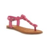 Bearpaw Girl's Naomi Youth Retro Inspired Thong Sandals Pink 5 Big Kid M