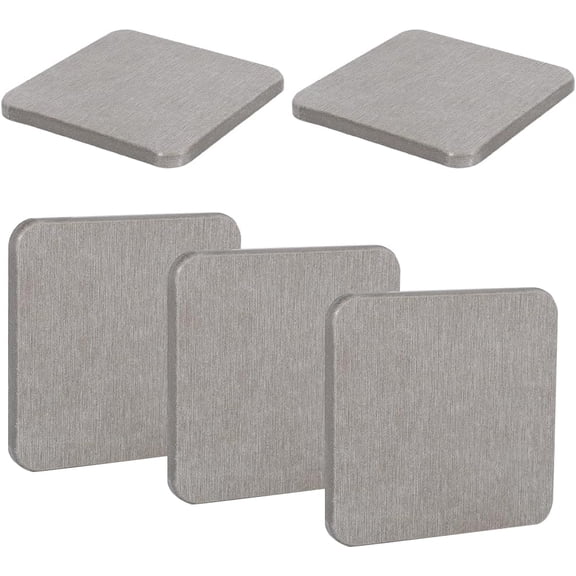 6Pcs Diatomaceous Earth Coaster Square Gray Coasters Natural Stone Absorbent Diatomite Water Quick Dry Soap Holder Mat Tray for Drinks Kitchen Bathroom Decor Accessories 3.9 x 3.9 Inch