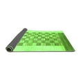 thumbnail image 2 of Ahgly Company Indoor Rectangle Checkered Green Modern Area Rugs, 5' x 7', 2 of 4