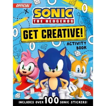 Sonic The Hedgehog Sonic The Hedgehog Get Creative! Sticker Activity Book (Paperback)