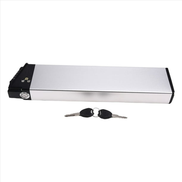 Caja de Batería de Litio para Bicicleta Eléctrica de 36 V y 48 V, Caja de Batería Plegable para Bicicleta, Carcasa de Aleación de Aluminio.