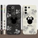 thumbnail image 2 of Case For VIVO S5 S6 S7 S9 S10 S15 S16 S16E T1 V15 V20 V23 PRO 5G Simple Liquid Silicone Case Anime Cute Mickey Minnie Mouse, 2 of 5