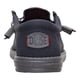 thumbnail image 4 of Mocasines slip-on Wally para hombre de HEYDUDE, gris oscuro, talla 9, 4 of 9