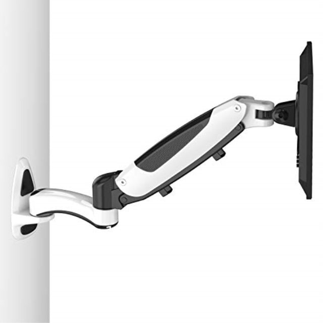 single arm wall mount monitor stand universal adjustable articulating