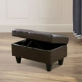 thumbnail image 3 of Ponliving 97" 3-Piece Sectional Sofa Set for Living Room With Ottoman Left Hand Side Facing, 3 of 3