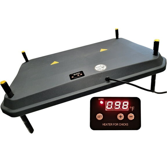 16"x24" CHICK BROODER HEATING PLATE 66-WATTS DIGITAL HEAT TEMPERATURE ADJUSTABLE