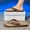 Khaki 1, variant on Men'S Cork Sole Flip Flops Summer Non-Slip Outdoor Beach Thong Sandals Soft Sole Casual Slides