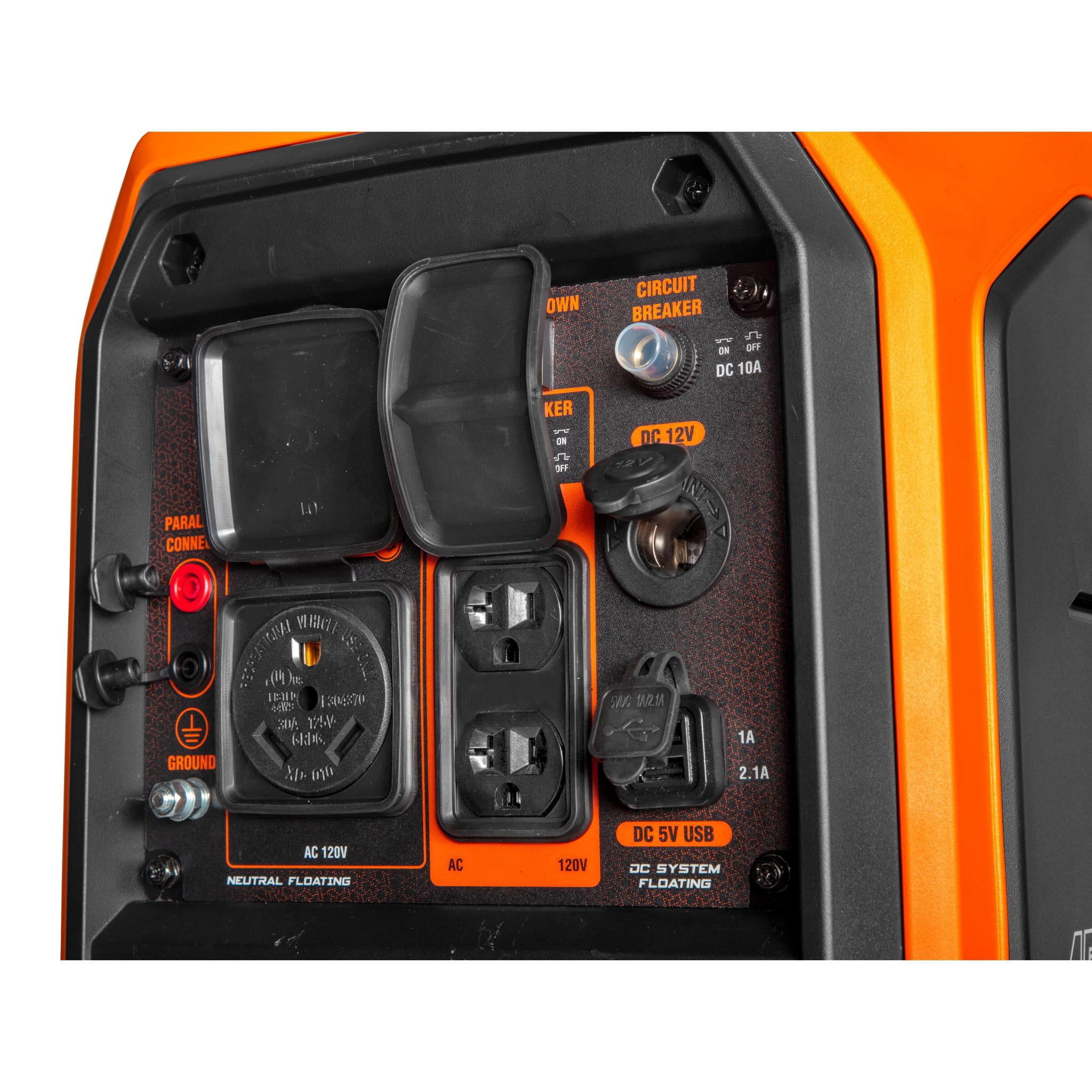 WEN 4500-Watt Inverter Generator, RV-Ready, Quiet, Portable, and Lightweight with Fuel Shut Off (56432i)