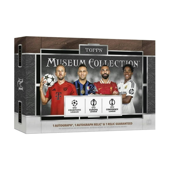 2024-25 Topps UEFA Club Competitions Museum Collection Soccer Hobby Box