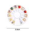 thumbnail image 2 of Nail Crystal Rhinestones Round Stones， for 3D Nails Art Decorations, 2 of 5
