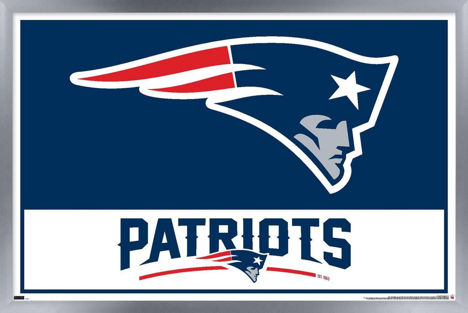 NFL New England Patriots - Logo 21 Wall Poster