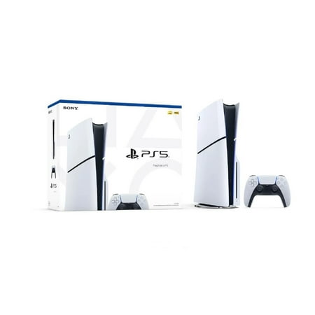Restored Sony PlayStation 5 (PS5) Disc Console Slim (Refurbished)