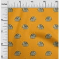 thumbnail image 1 of oneOone Cotton Cambric Fabric Elephant Block Printed Craft Fabric BTY 56 Inch Wide, 1 of 4