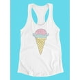 thumbnail image 3 of Funny Ice Cream  Tank Women -Image by Shutterstock, Female x-Small, 3 of 4