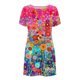 thumbnail image 4 of Puntoco Vestido De Manga Corta Para Mujer, Vestido Con Cuello Redondo Y Estampado Floral, Vestido De Manga Corta Con Cuello Redondo, Color S,Regalos Para Mujer Joven, 4 of 5