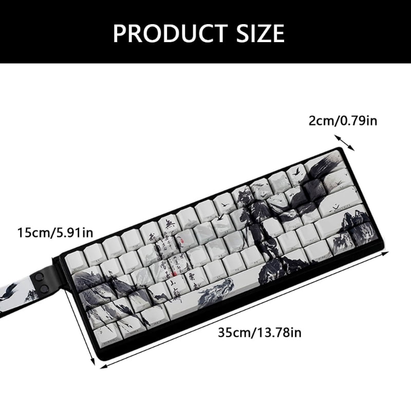 60% 68% ANSI ISOs Layout PBT Original Profile Keycaps With The Legend of Chusen Artwork For 61/64/68 Mechanical Keyboards