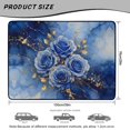 thumbnail image 7 of Xixirimido All Weather Car Trunk Mat 29" x 39" Decorative Cargo Liner, Heavy Duty Rear Trunk Protector Universal Auto Interior Accessories, Blue Marble Roses, 7 of 7