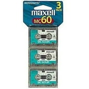 "AestQaul(R) Microcassette Tape, 60-Minute, Pack of 3"