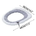 thumbnail image 2 of Up to 65% off Padded Toilet Seat Household Universal Toilet Seat Thickened With Handle Winter Toilet Ring Washable Sets Wear Knitted Toilet Seat, 2 of 8