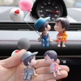 thumbnail image 3 of Couple Action Statue Car Interior Decoration Ornament Anime Dashboard Decoration, 3 of 13