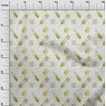 thumbnail image 3 of oneOone Cotton Poplin Dark Mustard Fabric Scissor Quilting Supplies Print Sewing Fabric By The Yard 42 Inch Wide, 3 of 6