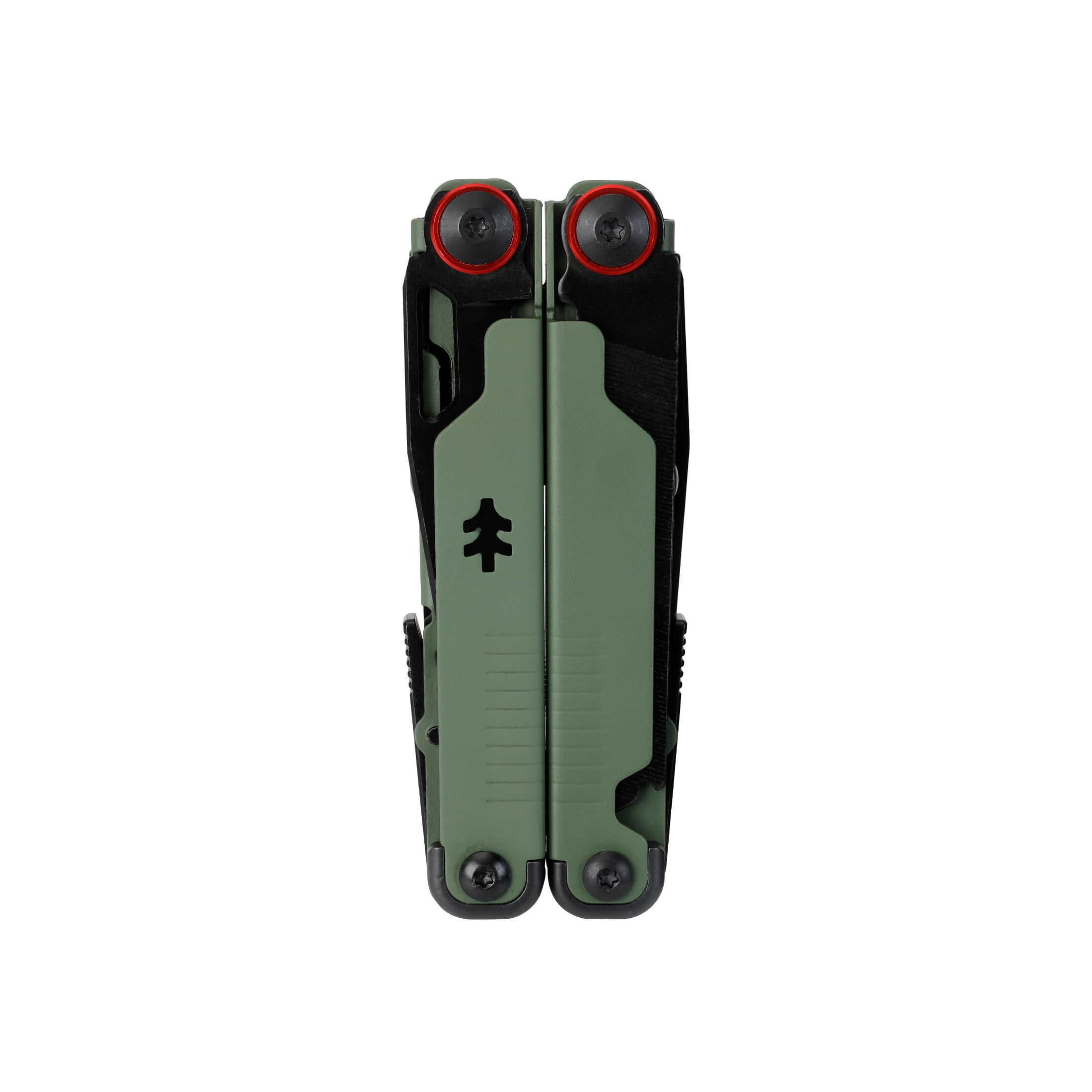 Swiss Tech 17 in 1 Multitool Knife with AUS 8 Steel Blade Scissors and Saw, Olive