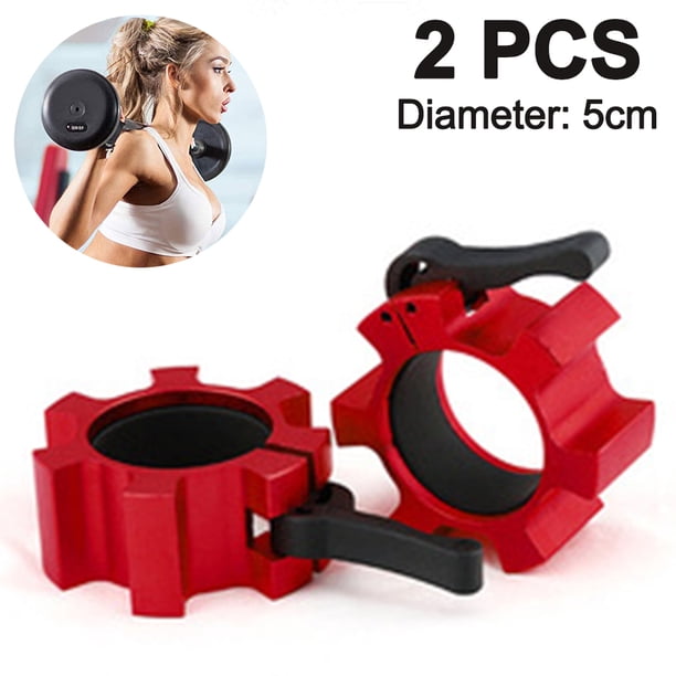 Cerradura de hebilla de barra de aleación de aluminio, abrazadera de bloqueo de Collar de barra, barra de levantamiento de pesas, hebilla de mancuerna de Fitness para gimnasio Ormromra 220280-3