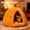 Orange 13Inch, variant on Halloween Pumpkin Pet Bed Cave, 13" Full Surrounded Pet Cushion, Pumpkin Style Small Dog Tent, Soft Fall Home Ornaments for Halloween Decoration Indoor #Blue