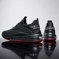 thumbnail image 4 of Men'S White Sneakers with Air Cushioning, Shock-Absorbing, Suitable for Sports, Walking, And Casual Wear, Trendy And Fashionable Everyday Shoes, 4 of 9