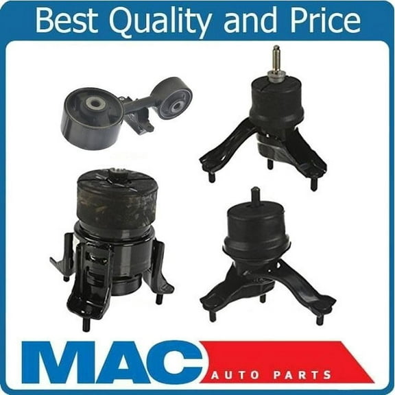 Engine and Automatic Transmission Mounts 4pc Kit for Toyota Camry 2.4L 07-11